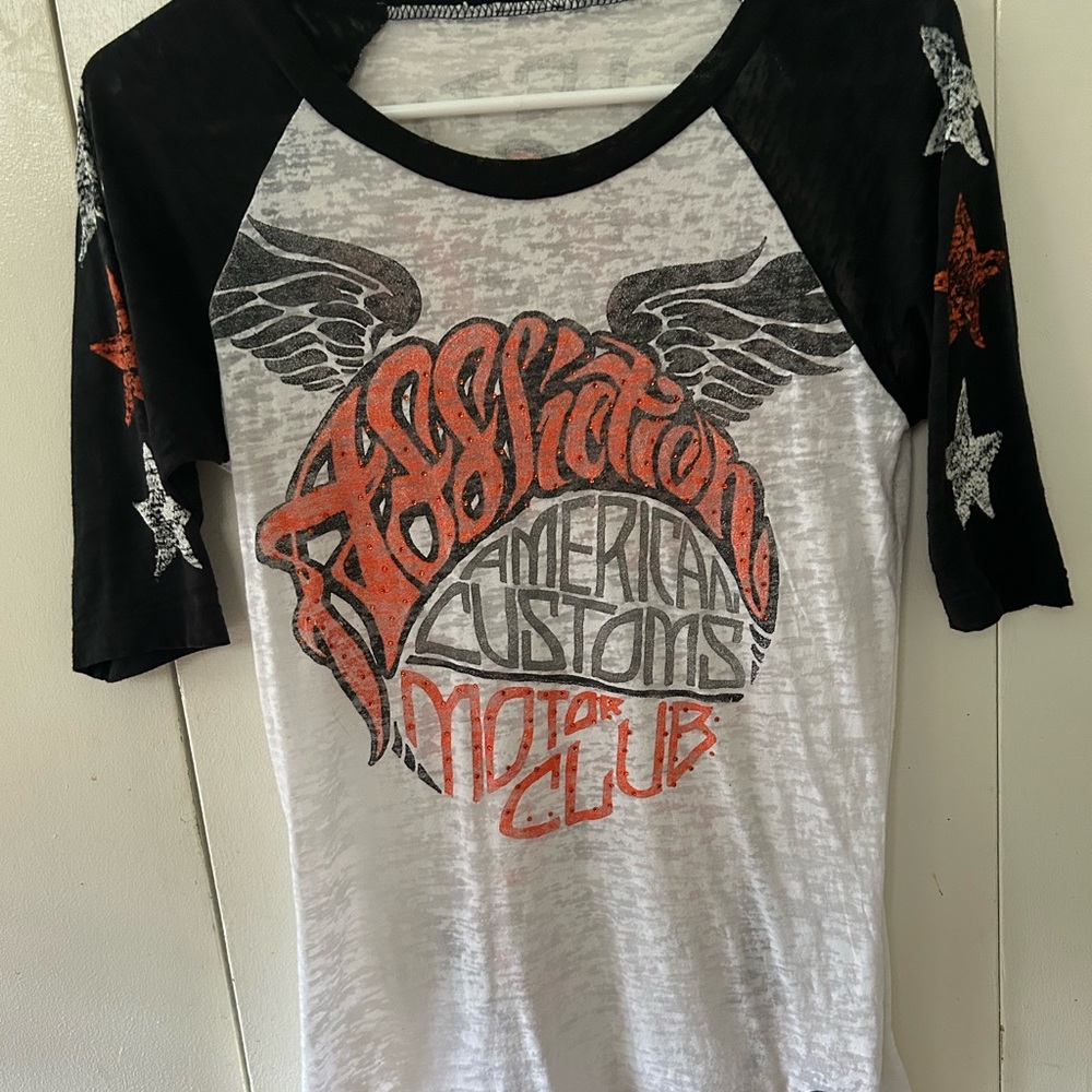 Women's 3/4 sleeve Affliction top